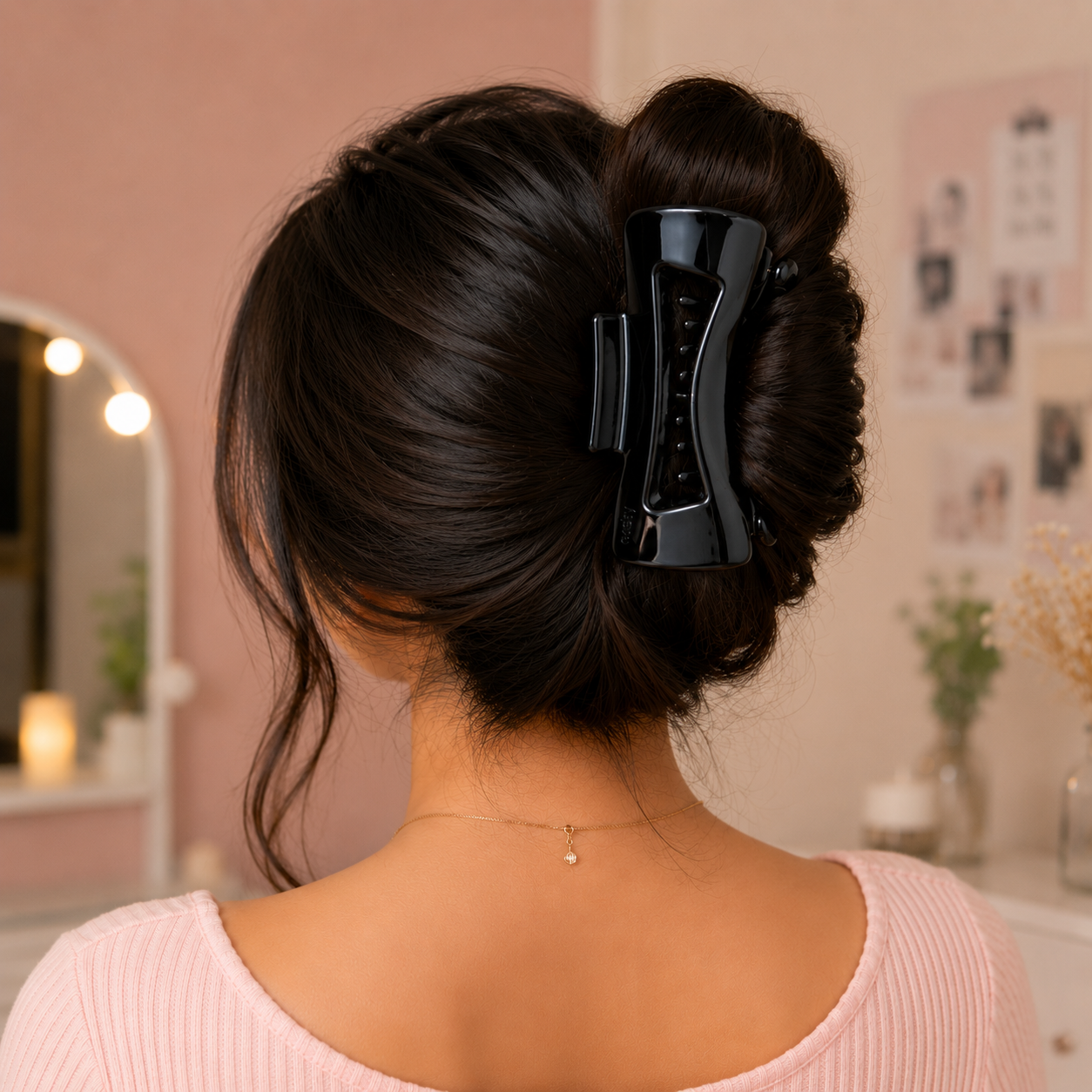 Hair Claw Clip for Women <br> Black