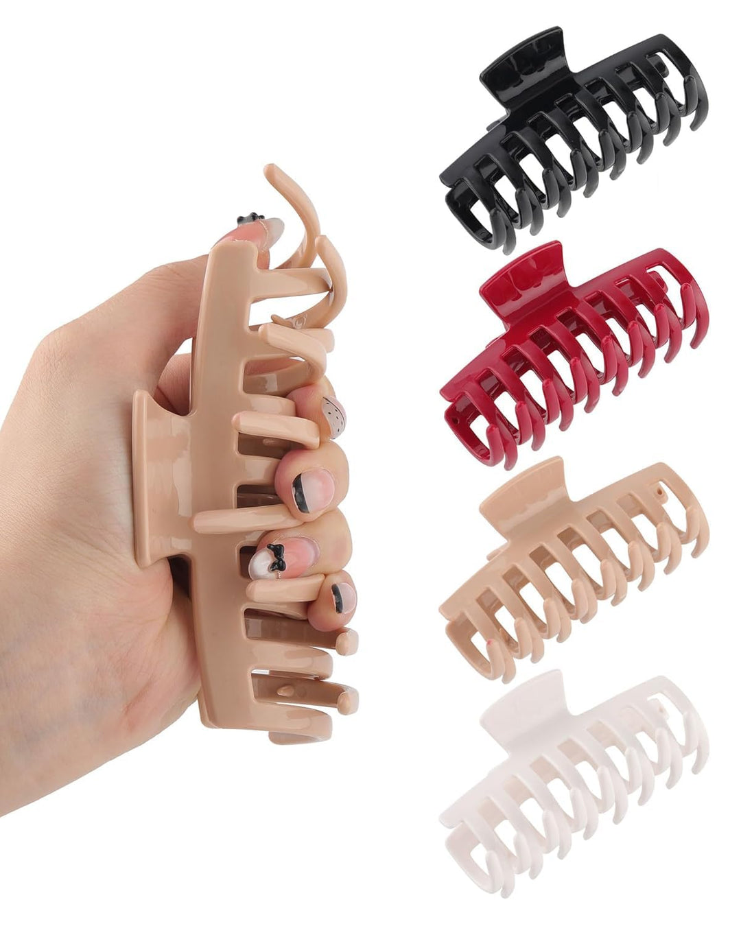 Large Hair Claw Clip Set – Strong Hold Hair Accessories
